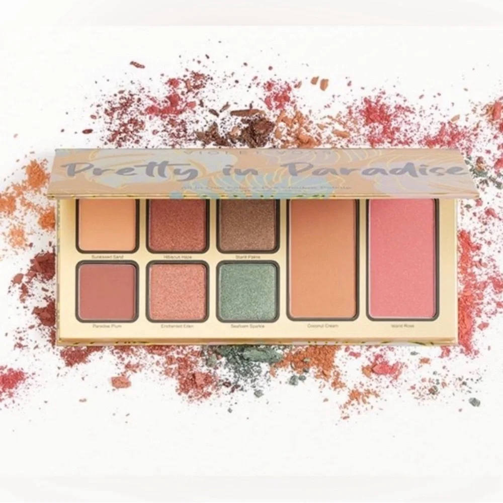 Violet Voss pretty in paradise all in one face & eyeshadow palette new in box